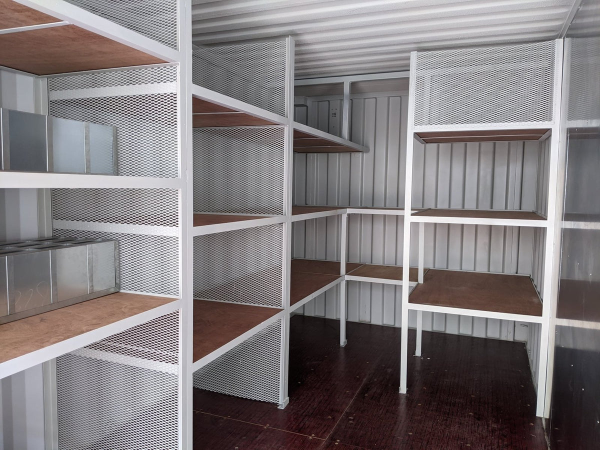 20 ft Workshop Containers With Shelves, photo 4