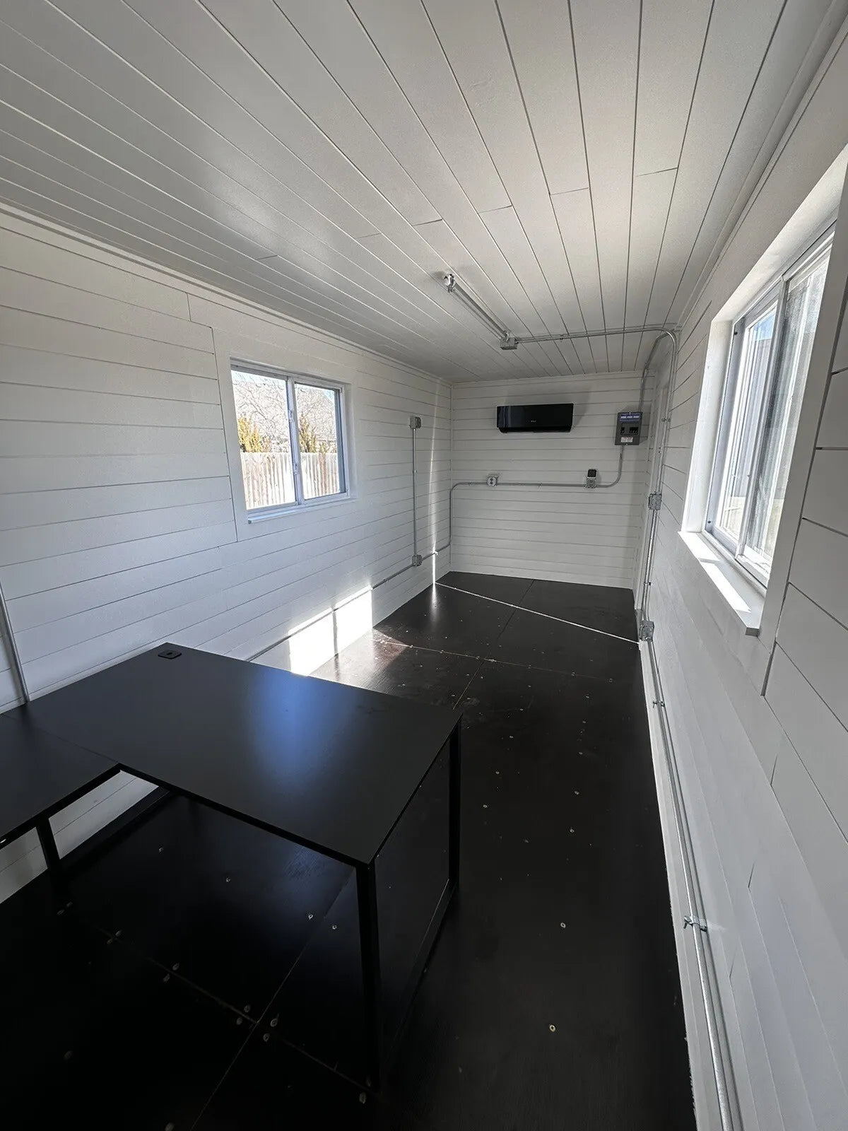 20 ft Slate Gray Shiplap Container Office, photo 4