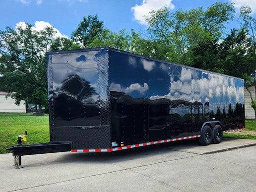 8.5 × 28 ft V-Nose Enclosed Trailer, photo 1