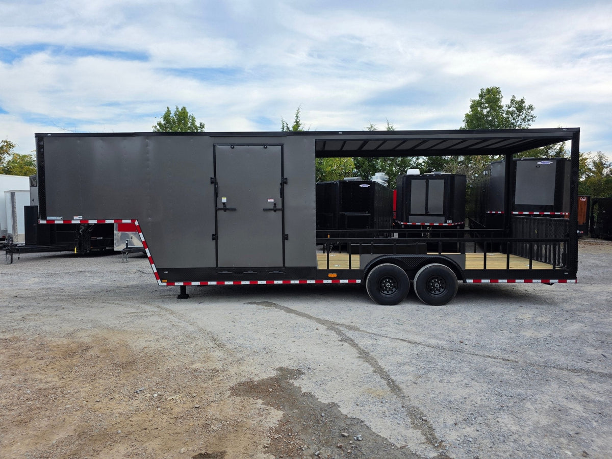 8.5 × 32 ft Gooseneck Hybrid Enclosed Trailer, photo 4