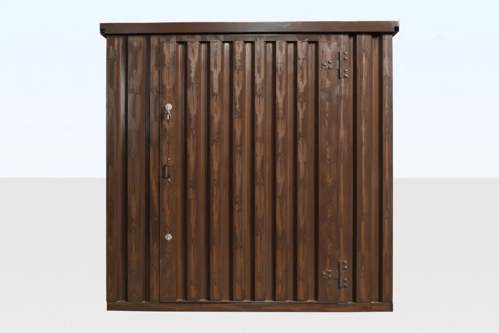 Wood-Effect Flat Packed Storage Container 2m × 2.1m, photo 2