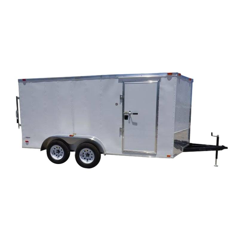 7 × 14 ft V-Nose Enclosed Trailer, photo 1