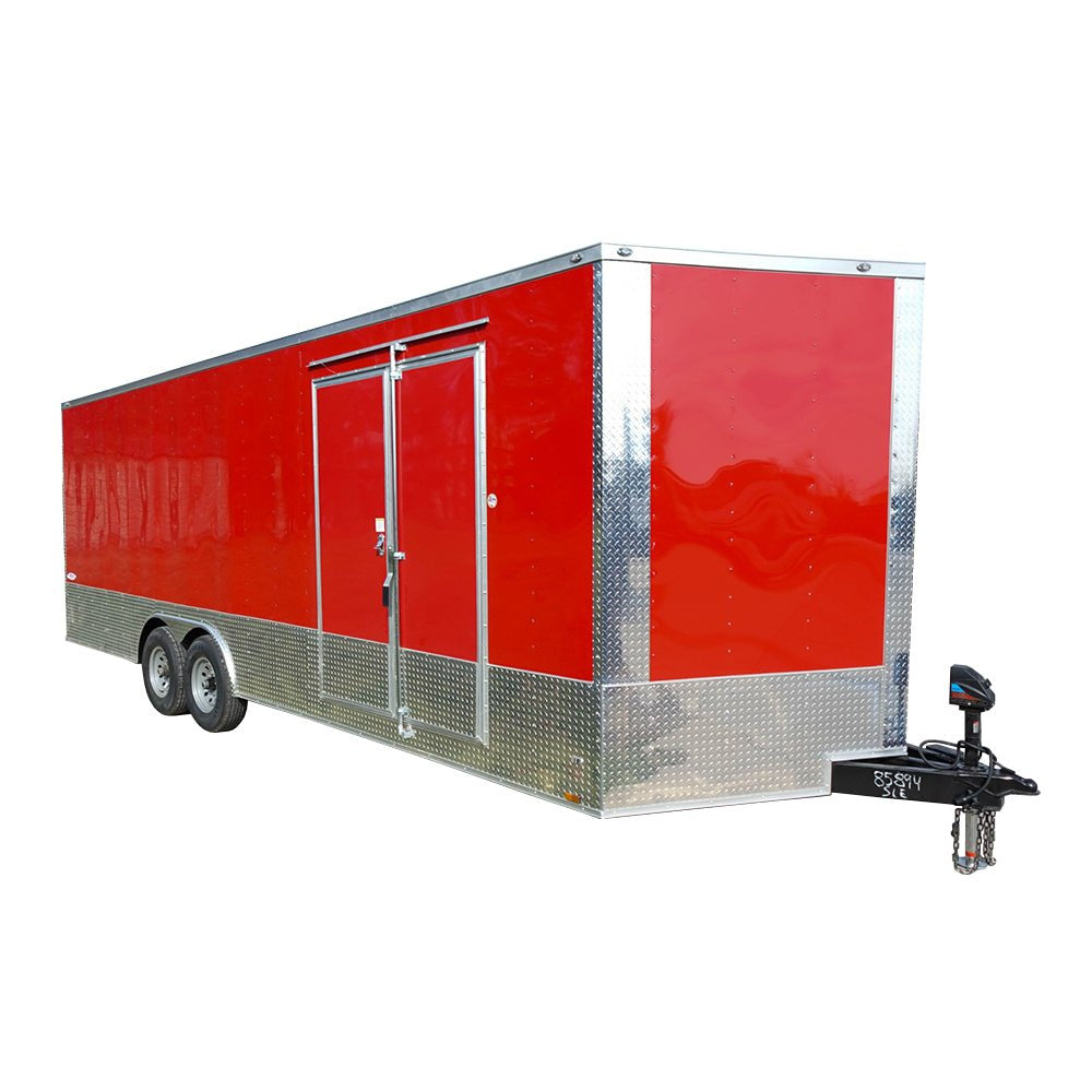 8.5 × 24 ft V-Nose Enclosed Trailer, photo 1