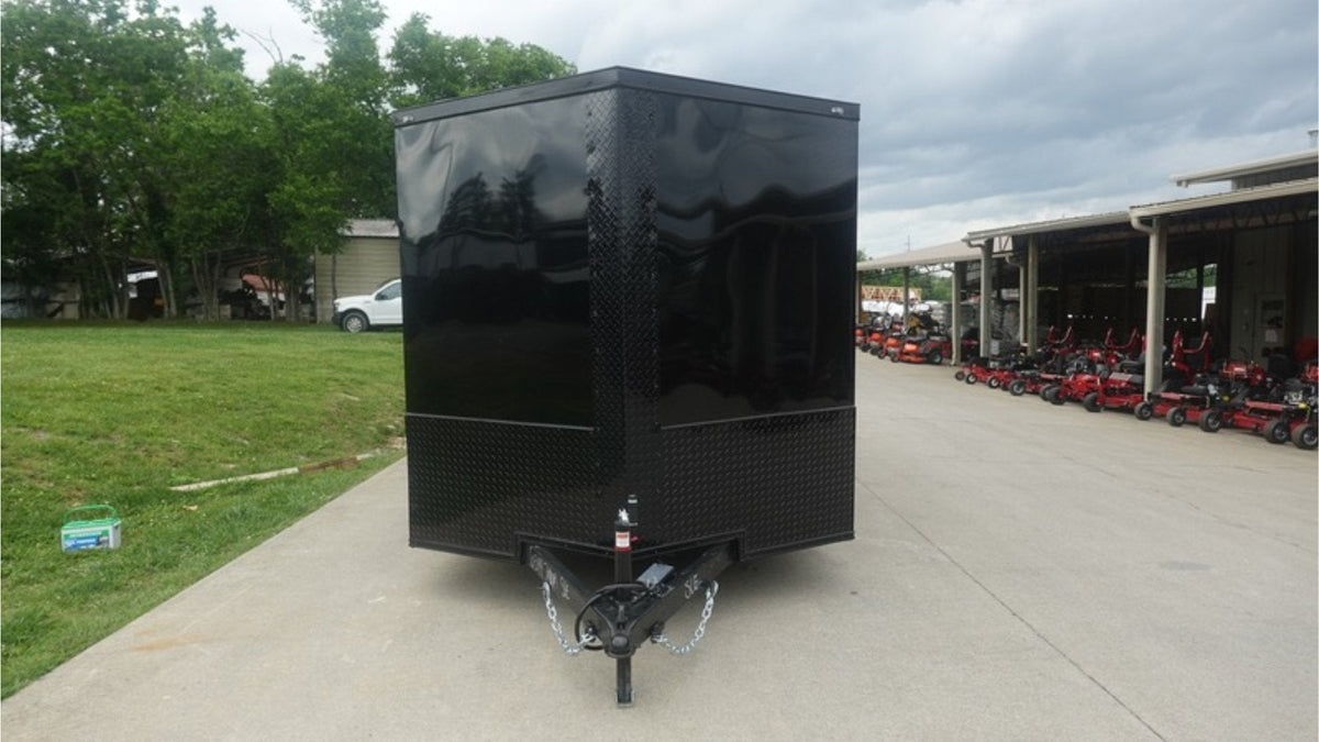 7 × 16 ft V-Nose Enclosed Trailer, photo 2