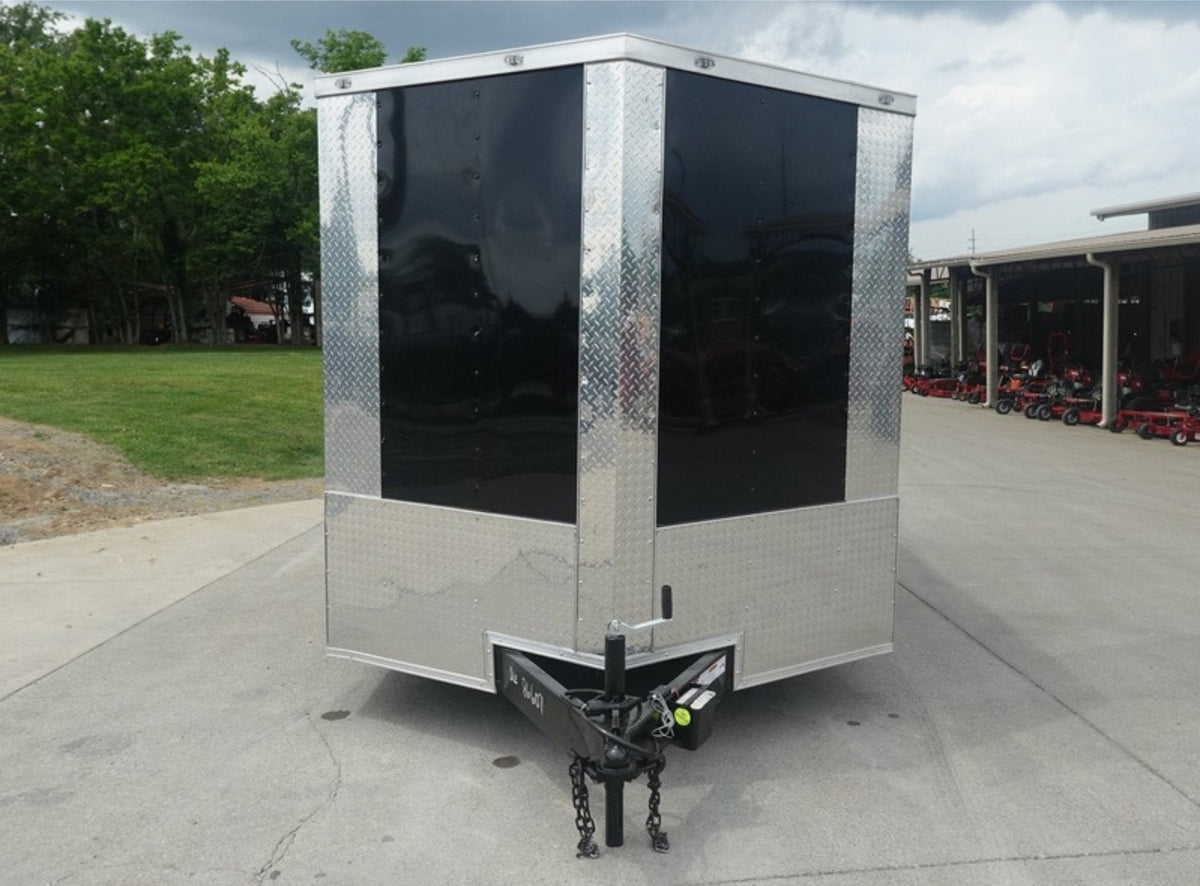 7 × 12 ft V-Nose Enclosed Trailer, photo 3