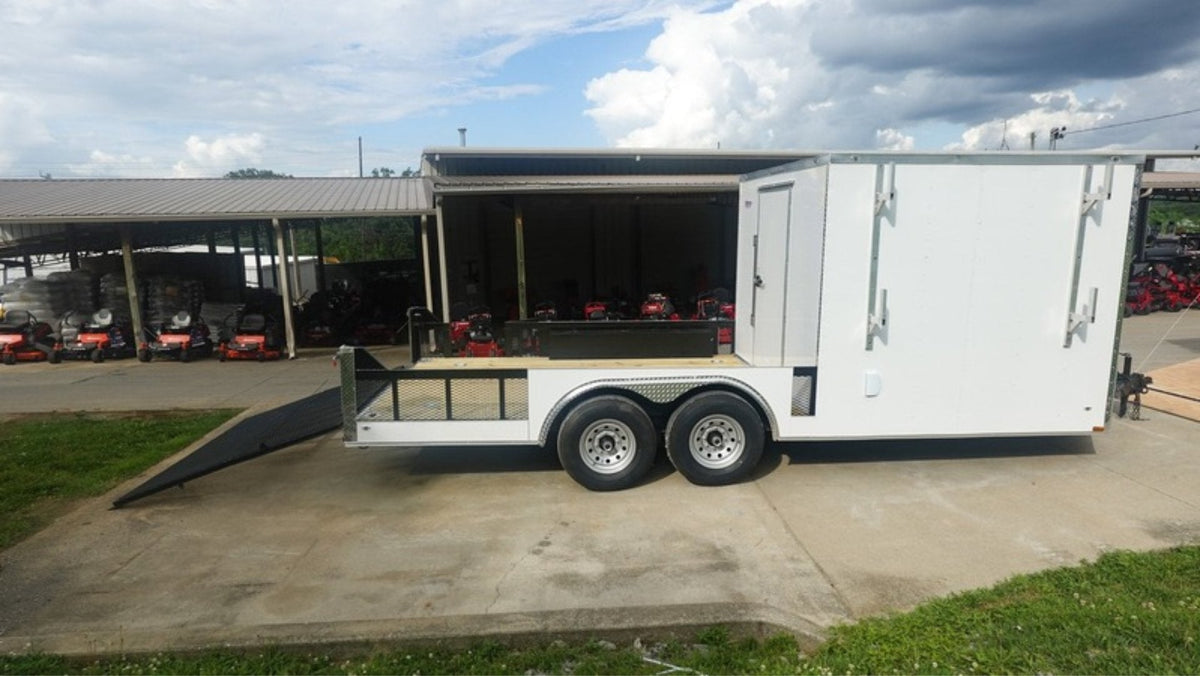 8.5 × 20 ft V-Nose Hybrid Enclosed Trailer, photo 4