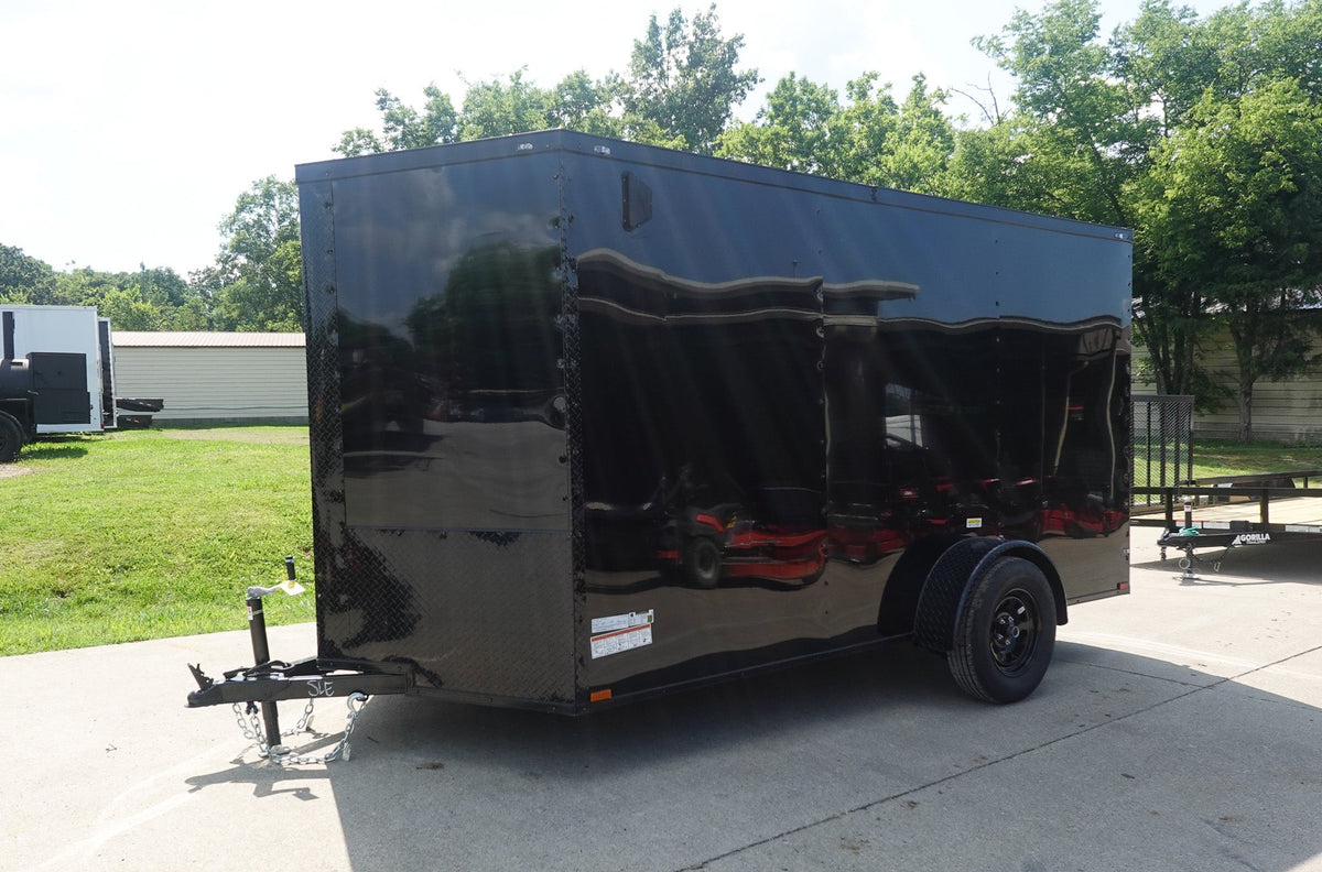 6 × 12 ft V-Nose Enclosed Trailer, photo 3