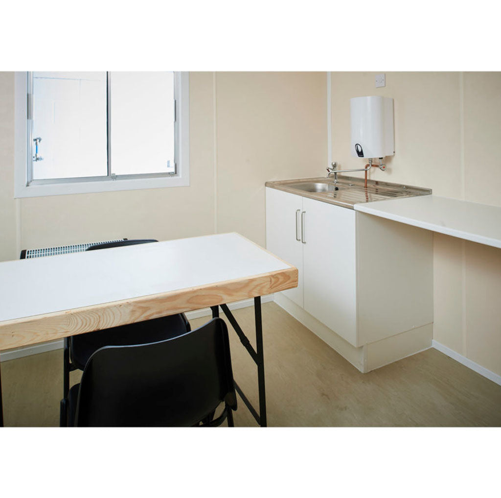 12 × 8 ft Steel Anti-Vandal Canteen Cabin, photo 1
