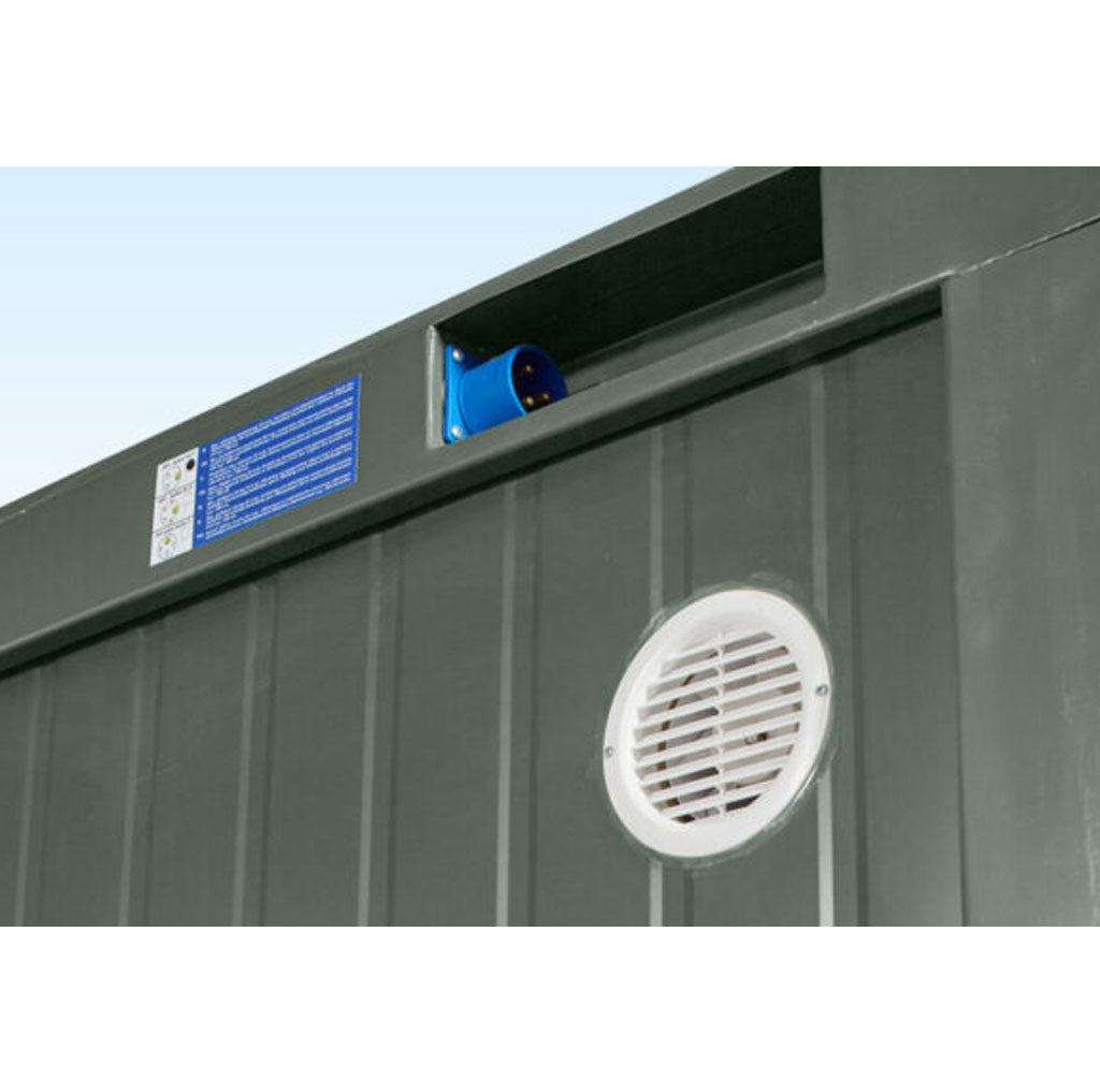 1+1 Double Mains Toilet 8 × 5 ft (Bottle Green), photo 3