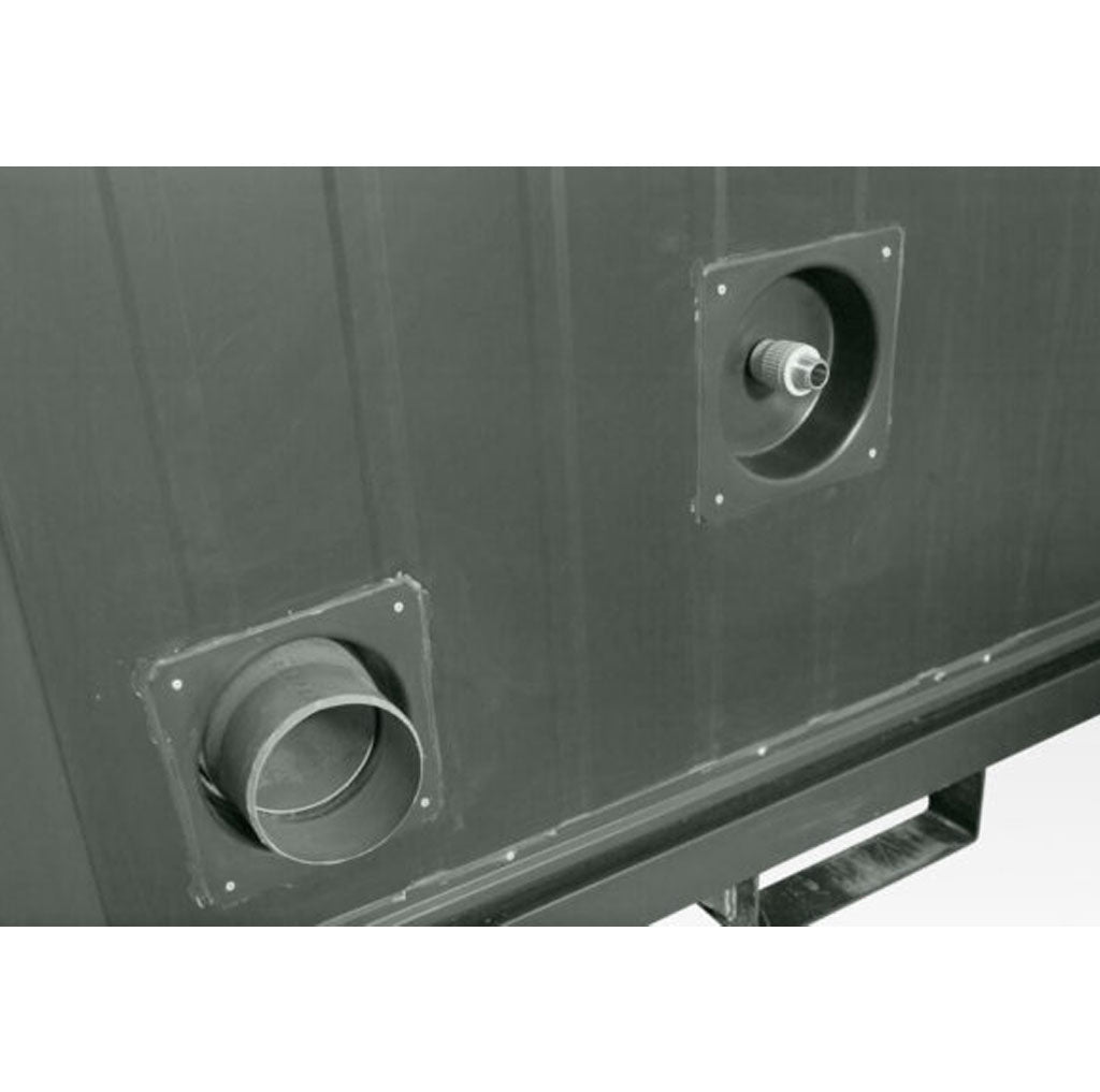1+1 Double Mains Toilet 8 × 5 ft (Bottle Green), photo 4