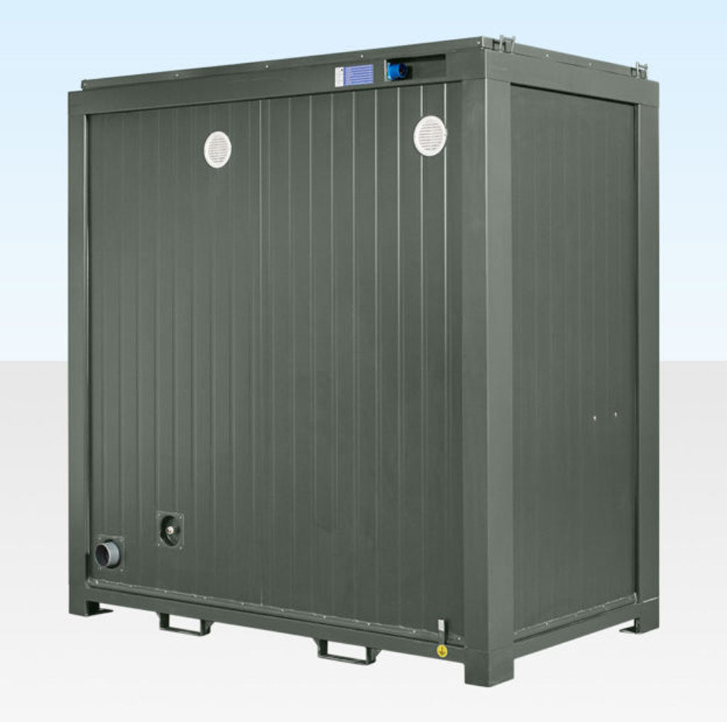 1+1 Double Mains Toilet 8 × 5 ft (Bottle Green), photo 1
