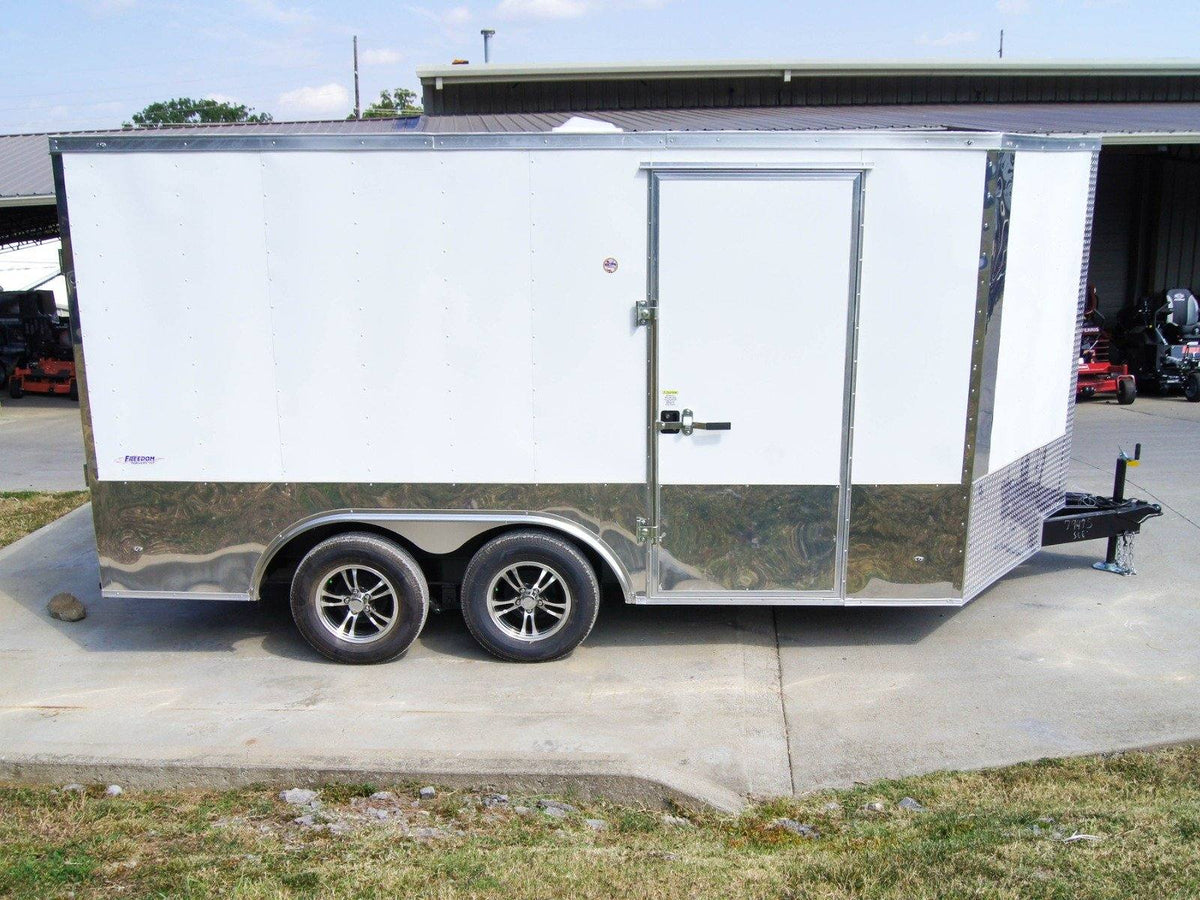 8.5 × 14 ft V-Nose Enclosed Trailer, photo 5