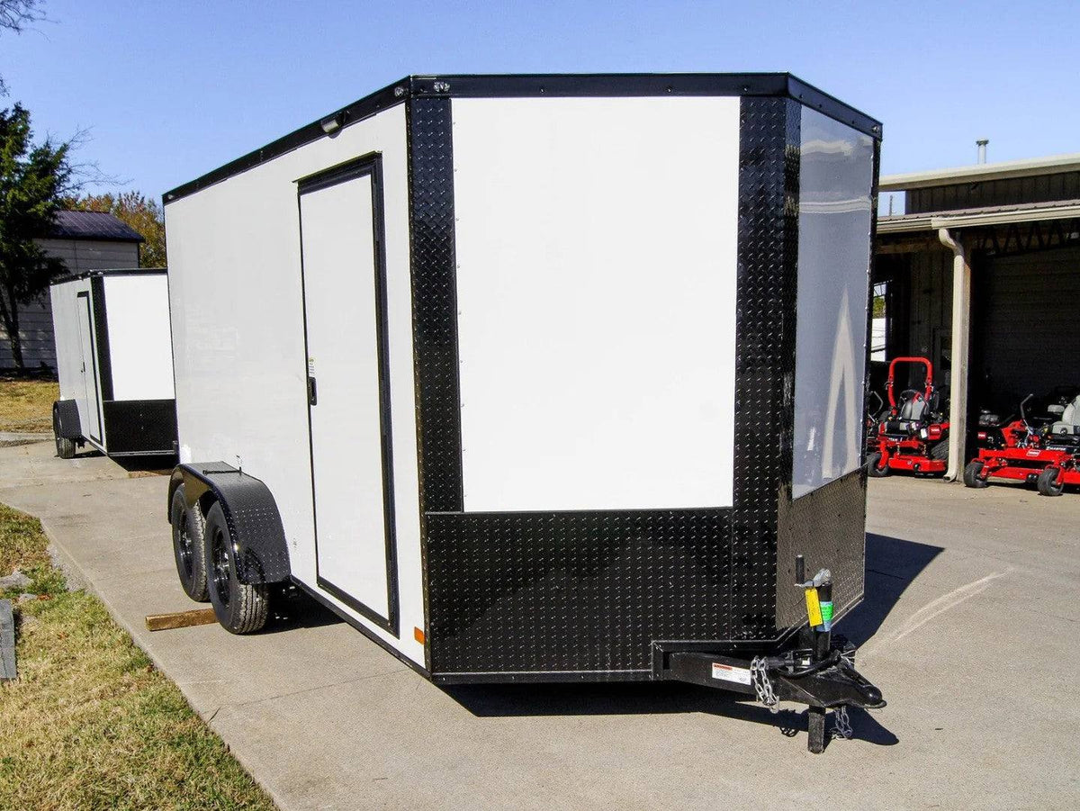 7 × 14 ft V-Nose Enclosed Trailer, photo 4