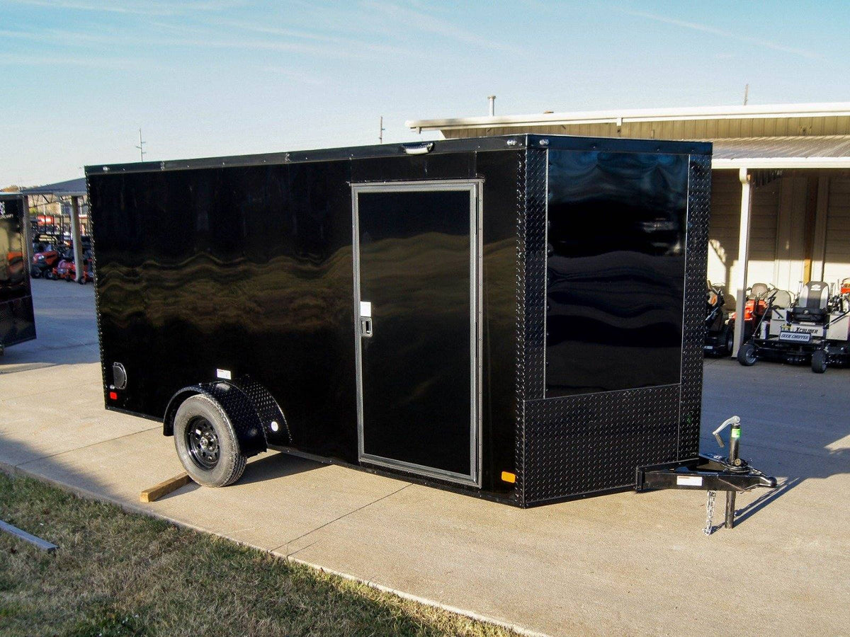 7 × 14 ft V-Nose Enclosed Trailer, photo 3