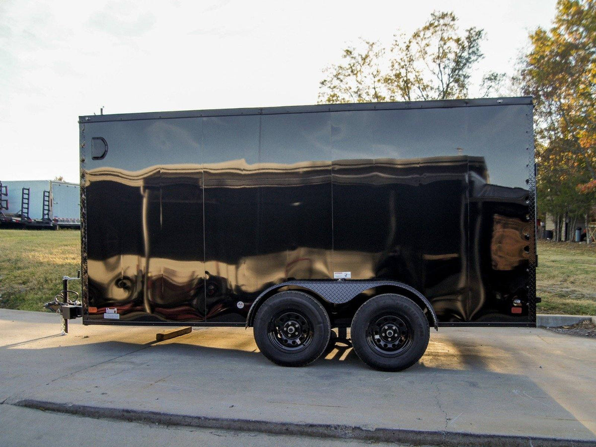 7 × 14 ft V-Nose Enclosed Trailer, photo 4