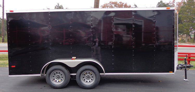 6 × 16 ft V-Nose Enclosed Car Hauler, photo 4