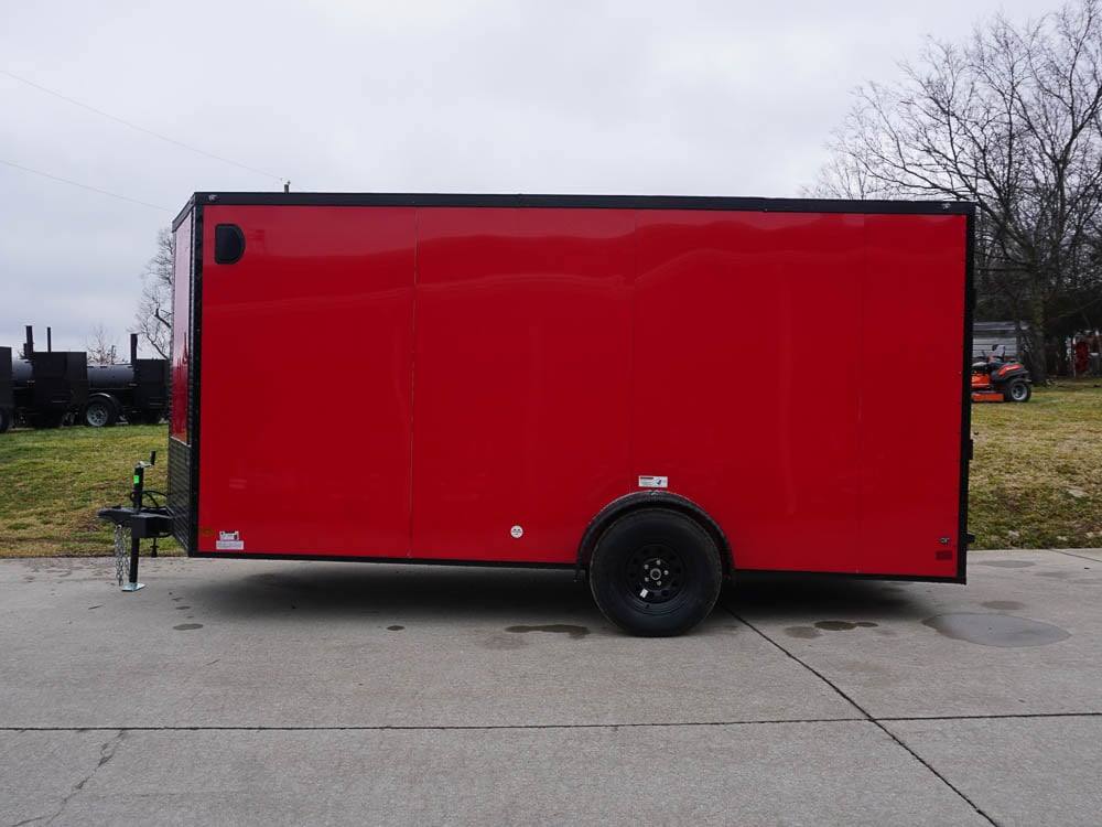 7 × 14 ft V-Nose Enclosed Trailer, photo 4