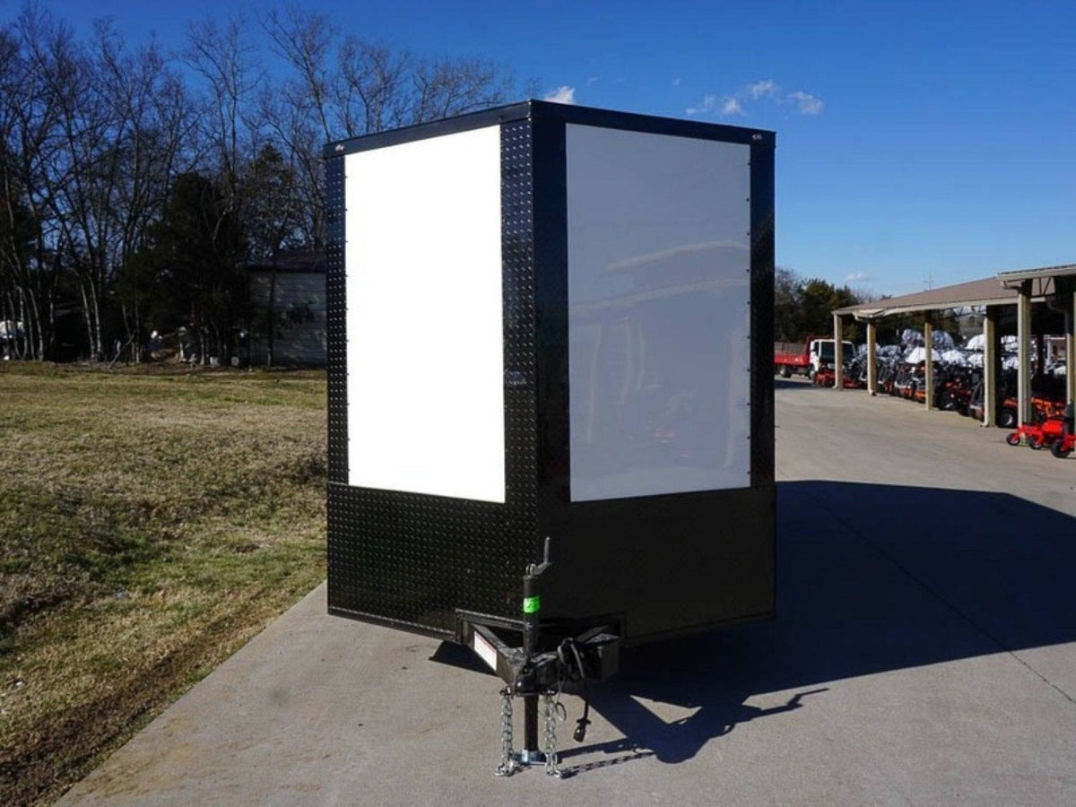 7 × 16 ft V-Nose Enclosed Trailer, photo 2