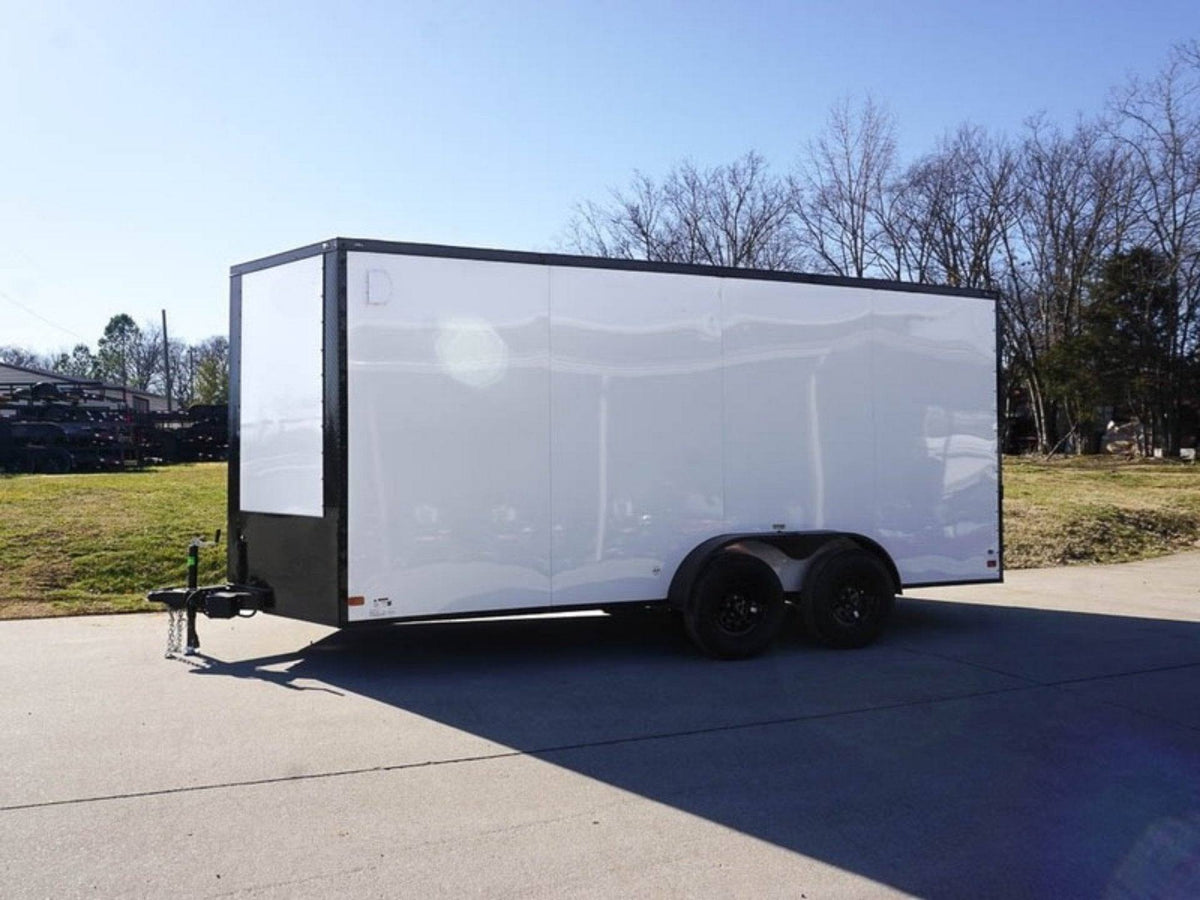 7 × 16 ft V-Nose Enclosed Trailer, photo 3