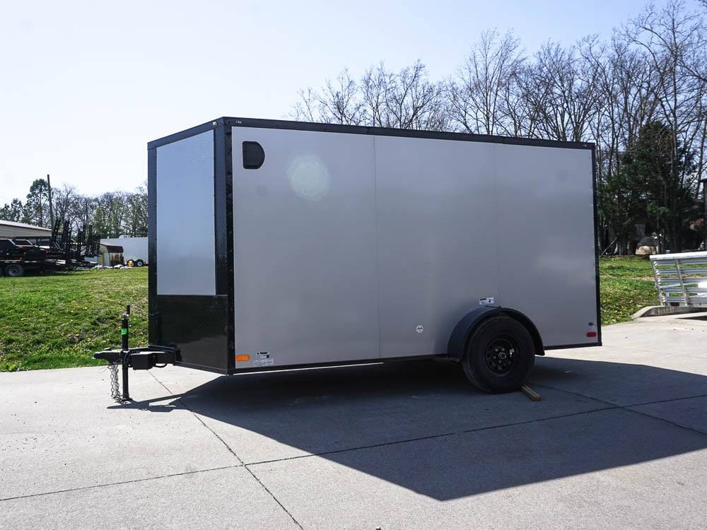 7 × 12 ft V-Nose Enclosed Trailer, photo 1