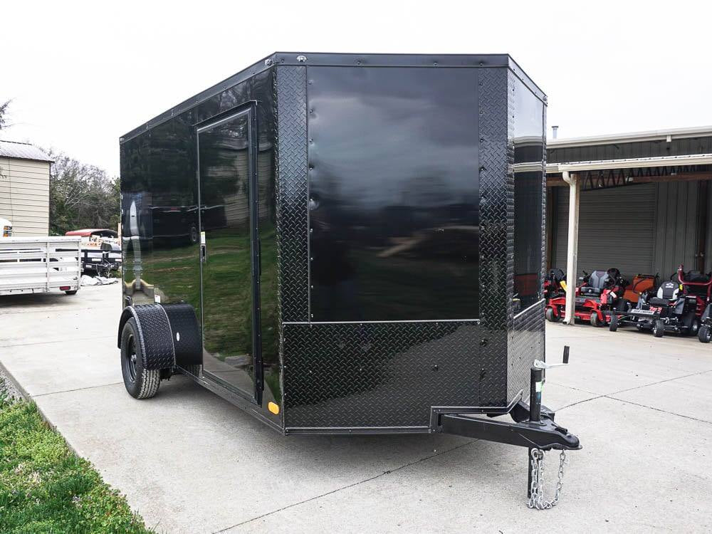 7 × 12 ft V-Nose Enclosed Trailer, photo 3