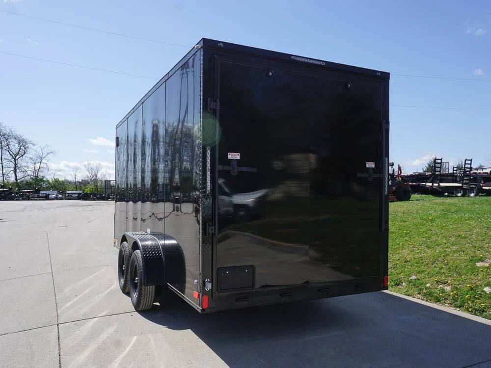 7 × 16 ft V-Nose Enclosed Trailer, photo 4