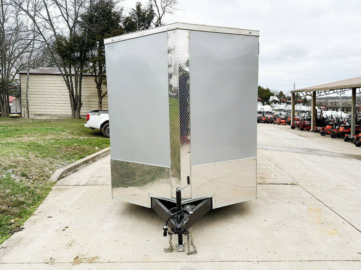 7 × 16 ft V-Nose Enclosed Trailer, photo 2