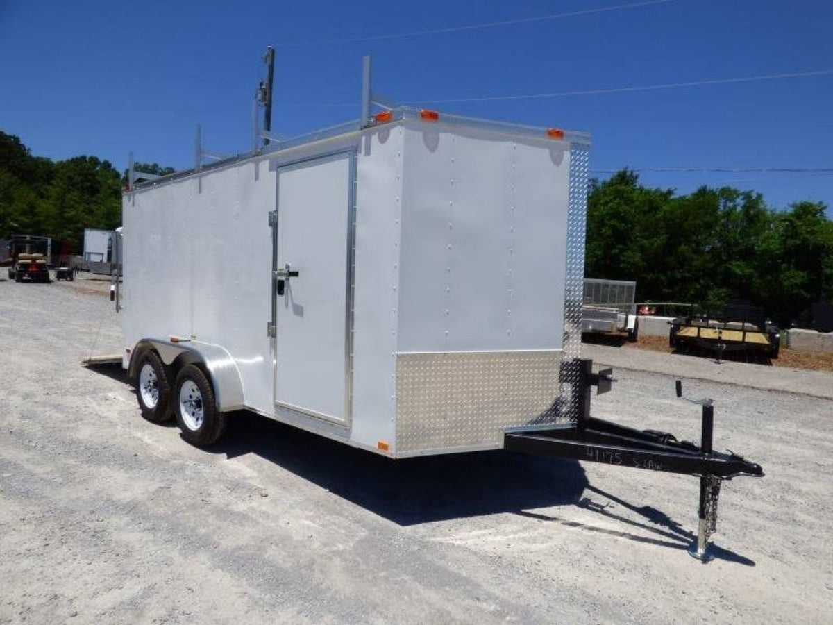 7 × 14 ft V-Nose Enclosed Trailer, photo 2