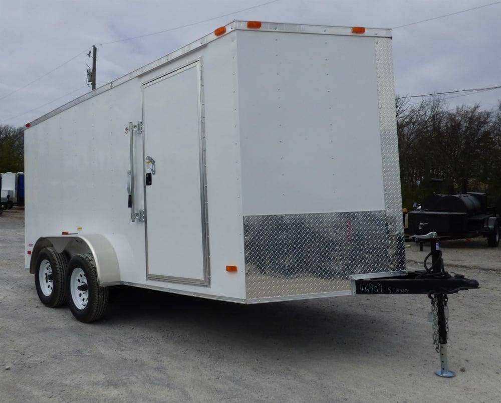 7 × 14 ft V-Nose Enclosed Trailer, photo 5
