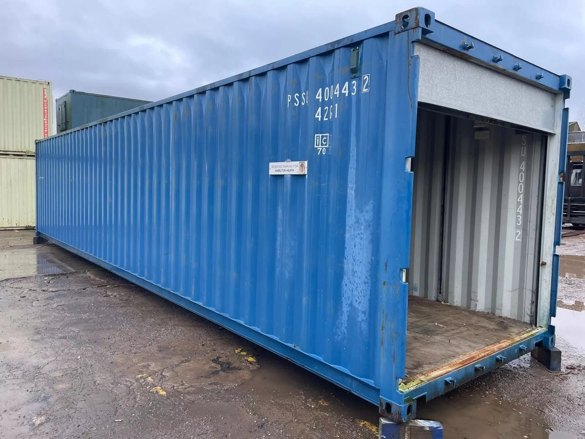 40 ft Shipping Container with Roll-Up Door, photo 1