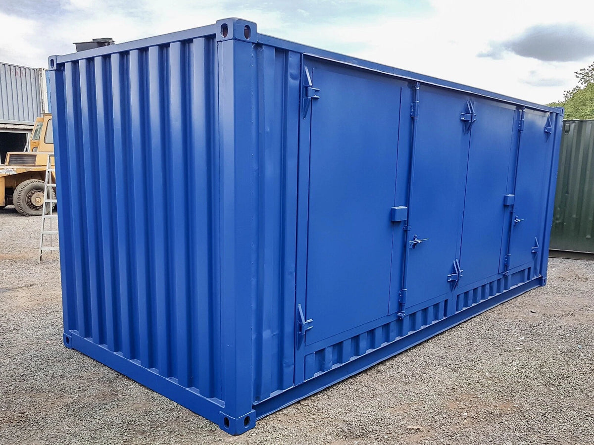 20 × 8 ft Bunded Container With Side Doors With Extra Door Secure Lock Boxes, photo 1