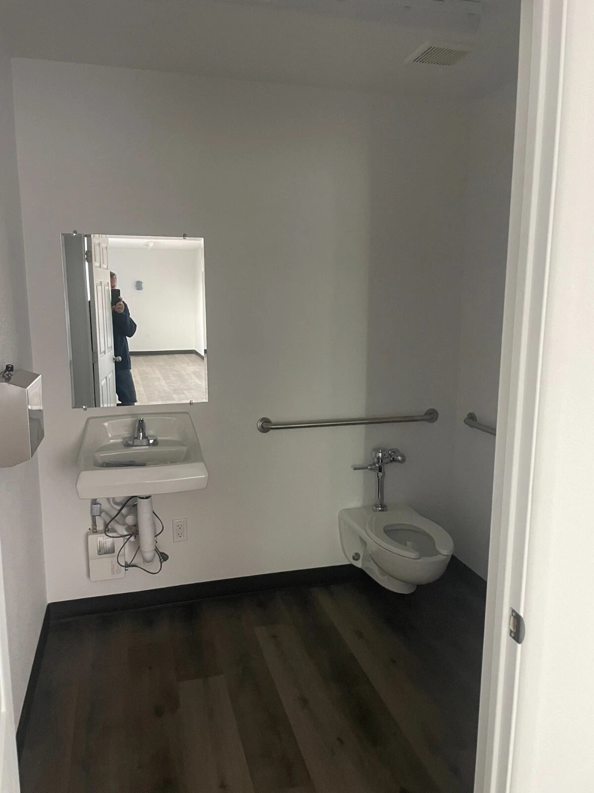 40 ft Shipping Container Office with ADA Restroom, photo 3
