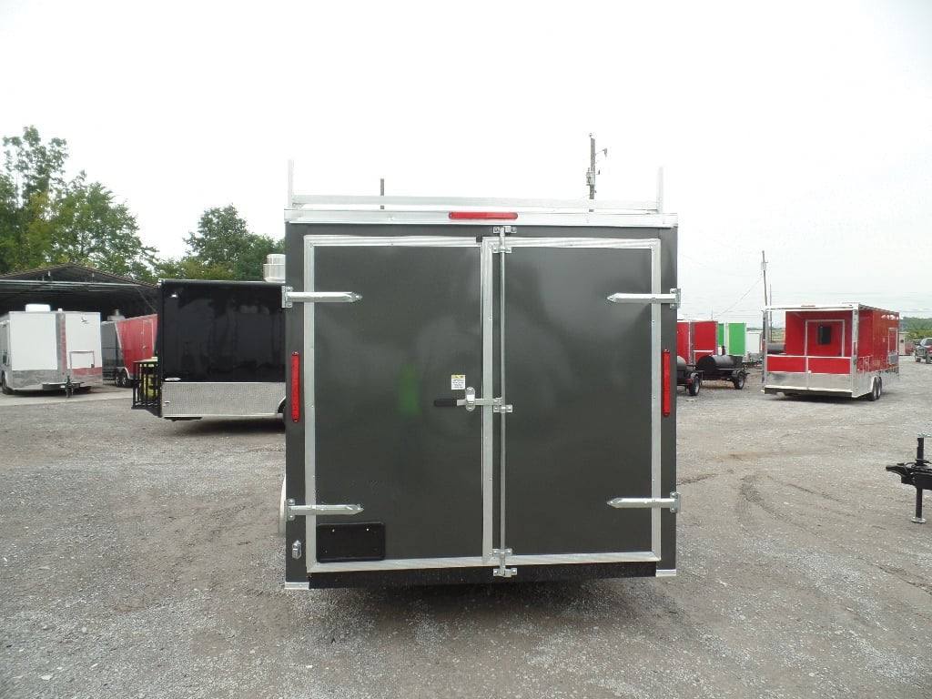 7 × 12 ft V-Nose Enclosed Trailer, photo 4