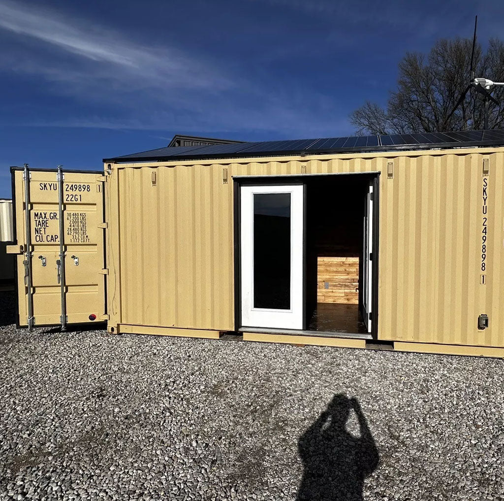 20 ft Shipping Container Office Solar Off Grid Or Grid, photo 4