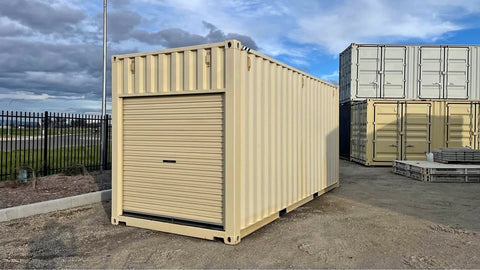 20 ft High Cube Shipping Container with Roll-Up Door, photo 1