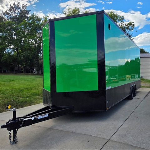 8.5 × 24 ft V-Nose Enclosed Car Hauler, photo 1