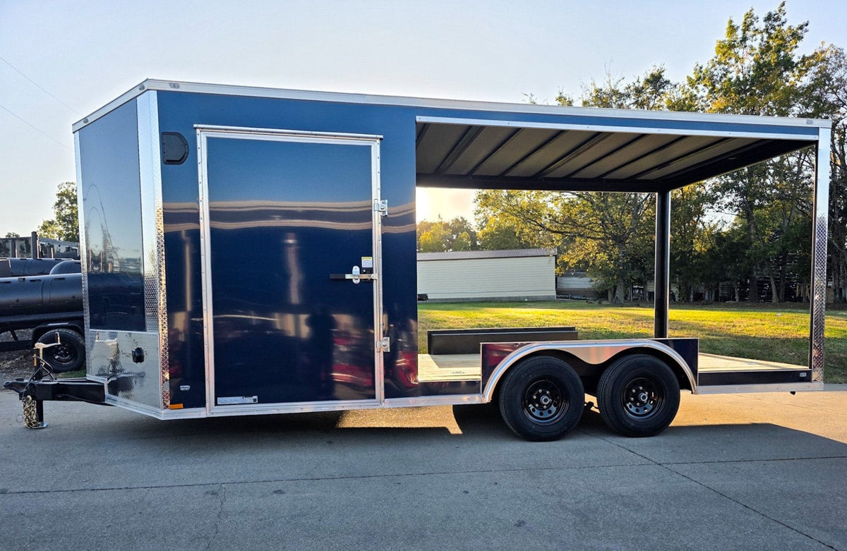 8.5 × 18 ft V-Nose Hybrid Enclosed Trailer, photo 2