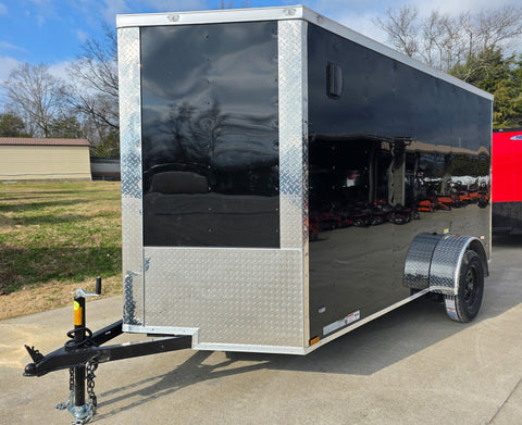 6 × 12 ft V-Nose Enclosed Trailer, photo 1
