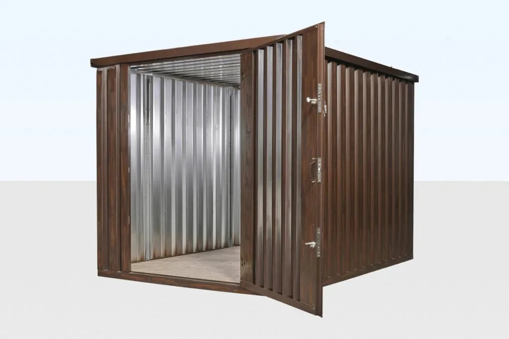 Wood-Effect Flat Packed Storage Container 2m × 2.1m, photo 4