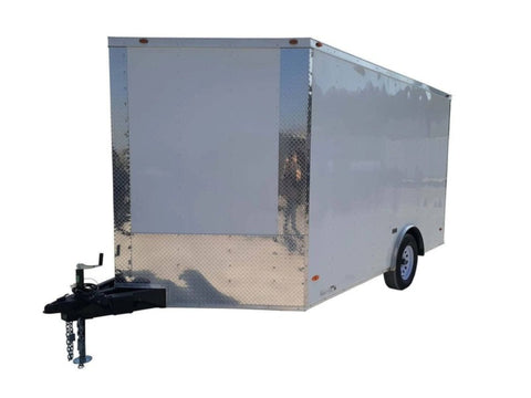 8.5 × 12 ft V-Nose Enclosed Trailer, photo 1