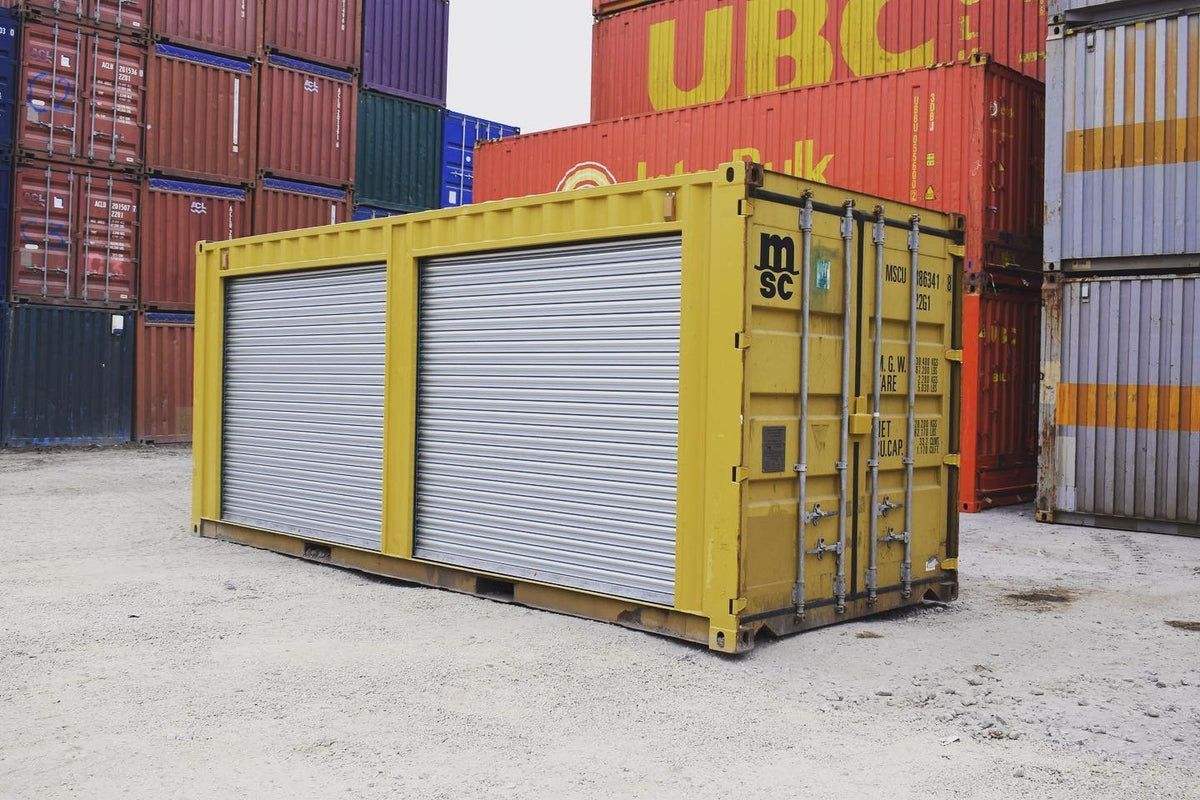 20 ft Shipping Container with Roll-Up Door, photo 1