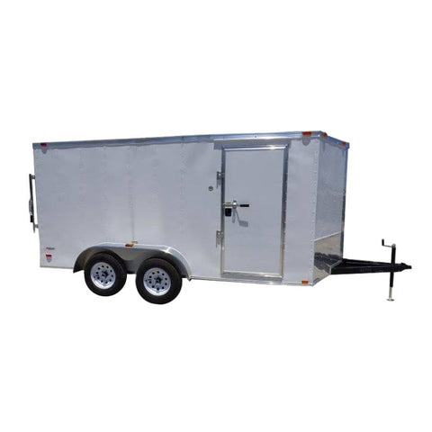 7 × 14 ft V-Nose Enclosed Trailer, photo 1