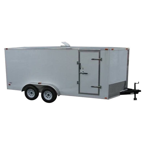 7 × 16 ft V-Nose Enclosed Trailer, photo 1