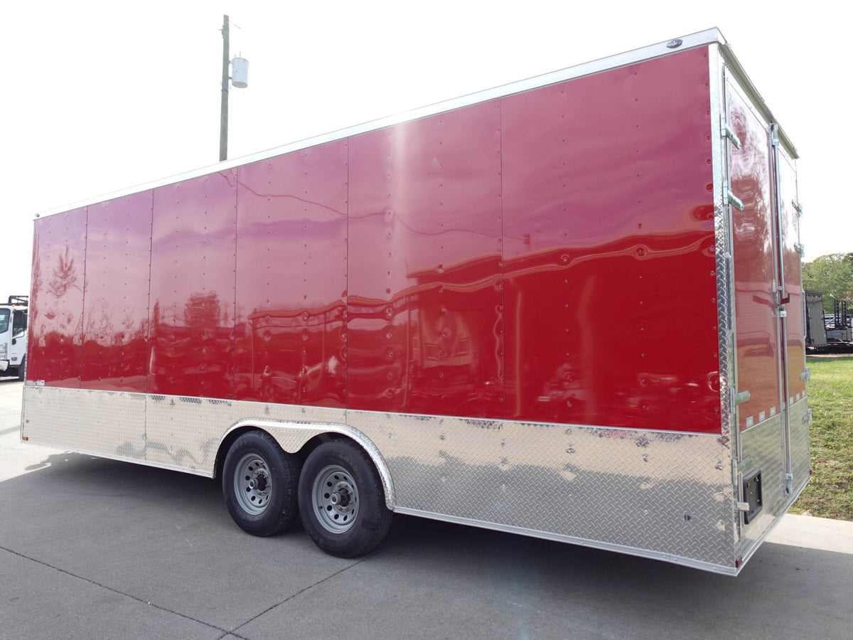 8.5 × 24 ft V-Nose Enclosed Trailer, photo 4