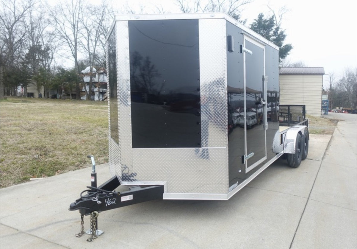 7 × 20 ft V-Nose Hybrid Enclosed Trailer, photo 2