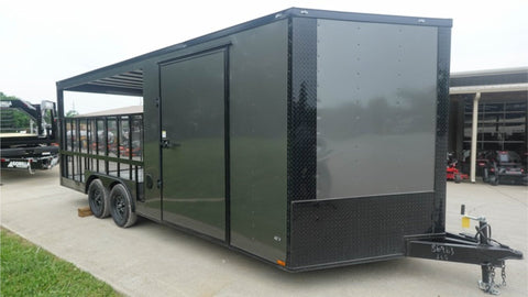 8.5 × 20 ft V-Nose Hybrid Enclosed Trailer, photo 1