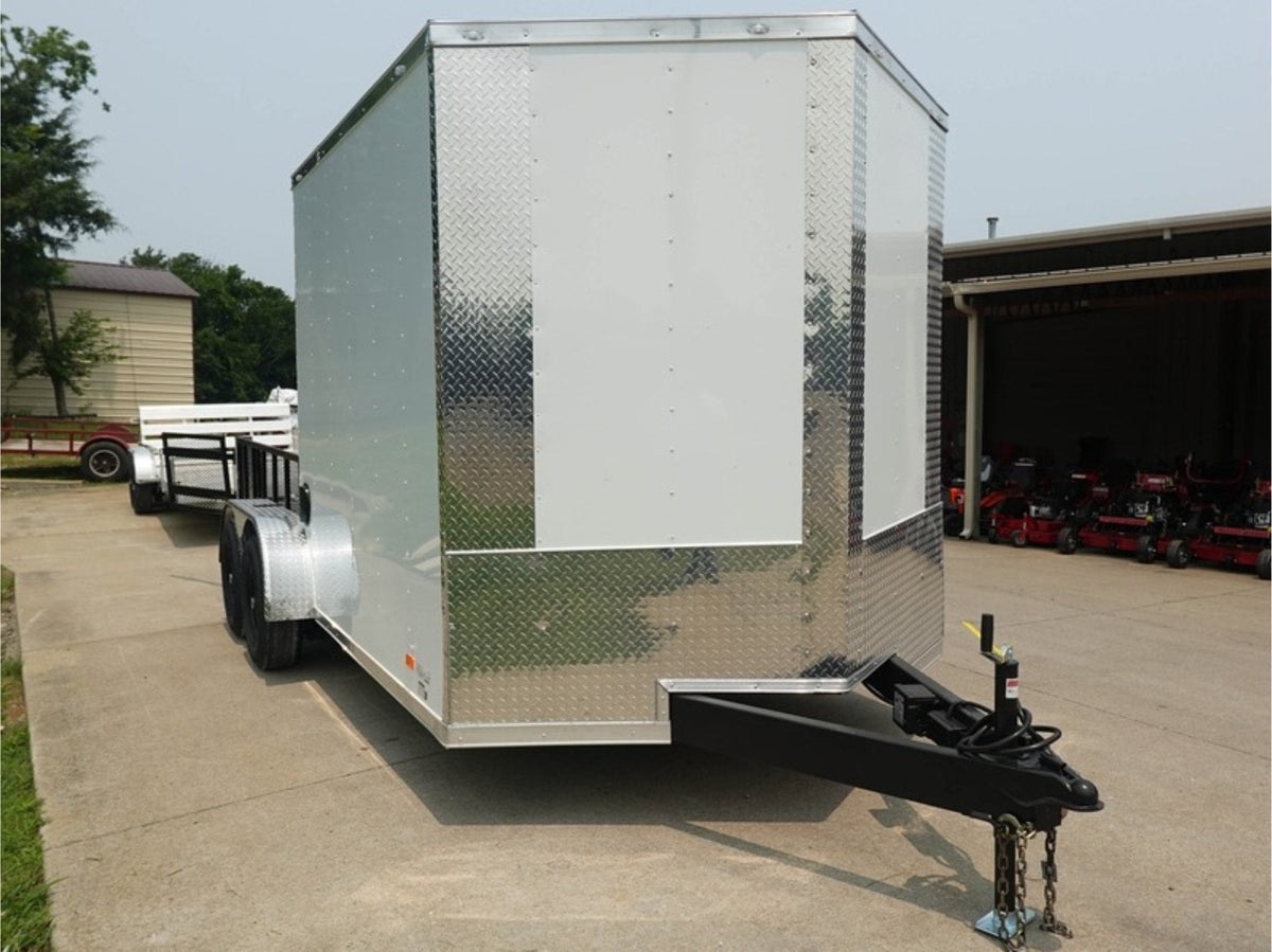 7 × 16 ft V-Nose Hybrid Enclosed Trailer, photo 3