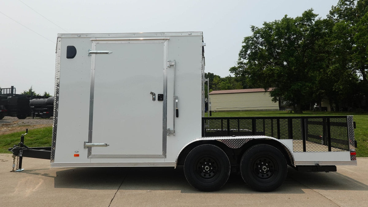 7 × 16 ft V-Nose Hybrid Enclosed Trailer, photo 4