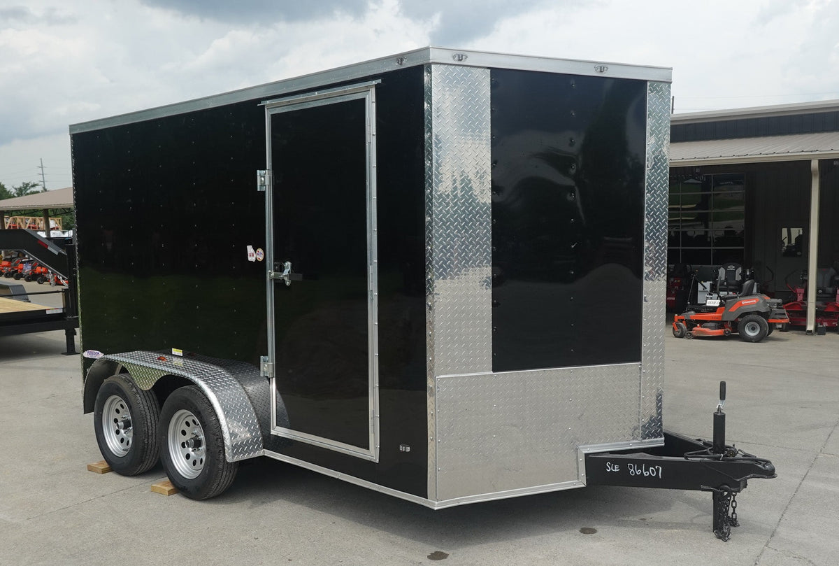 7 × 12 ft V-Nose Enclosed Trailer, photo 5