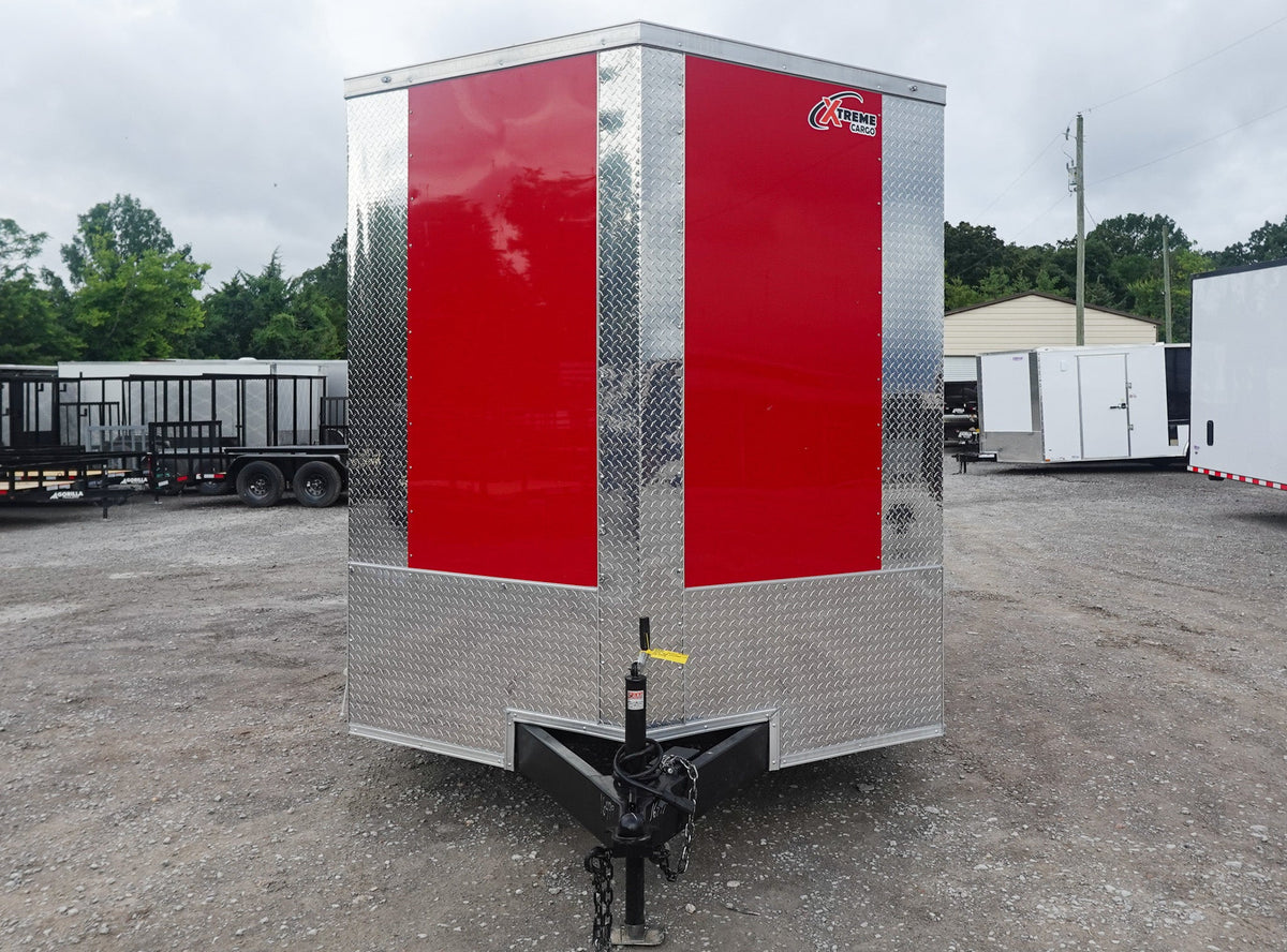 7 × 16 ft V-Nose Enclosed Trailer, photo 3